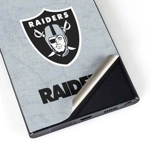 NFL Las Vegas Raiders - Alternate Distressed Galaxy S25 Ultra Skin